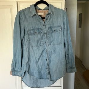 NWT Pilcro and the letterpress Anthropologie button down shirt